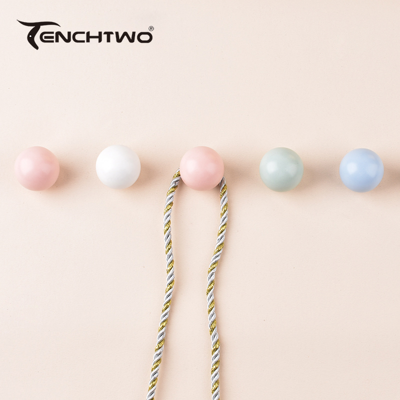 Furniture Hardware Latch - Crochet rond en céramique, crochet de