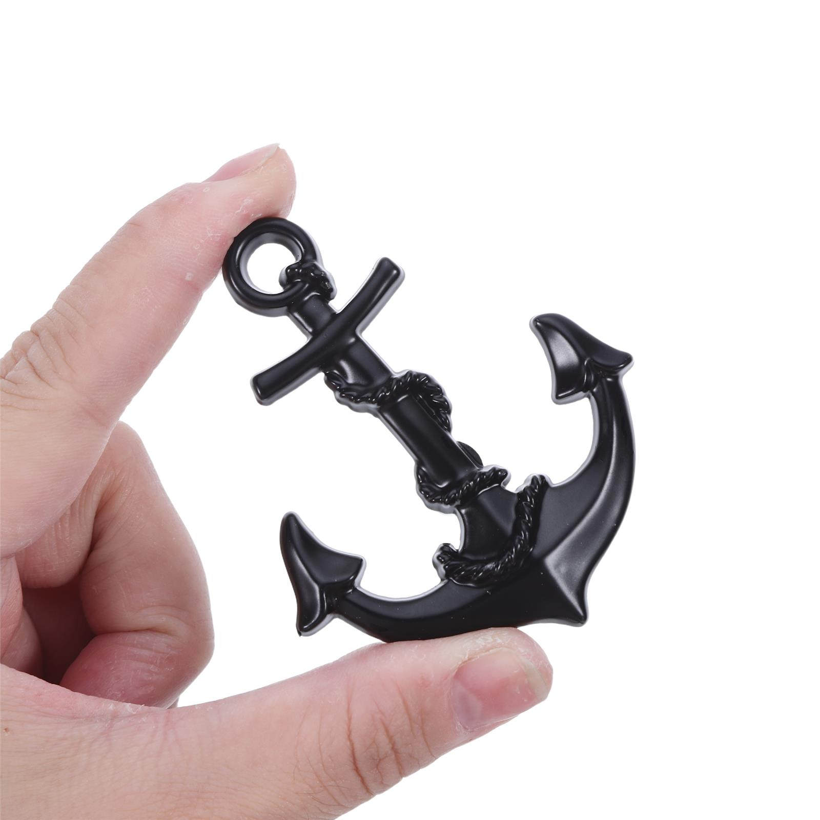 Furniture Hardware Black - 4 poignées de tiroir vintage noires,