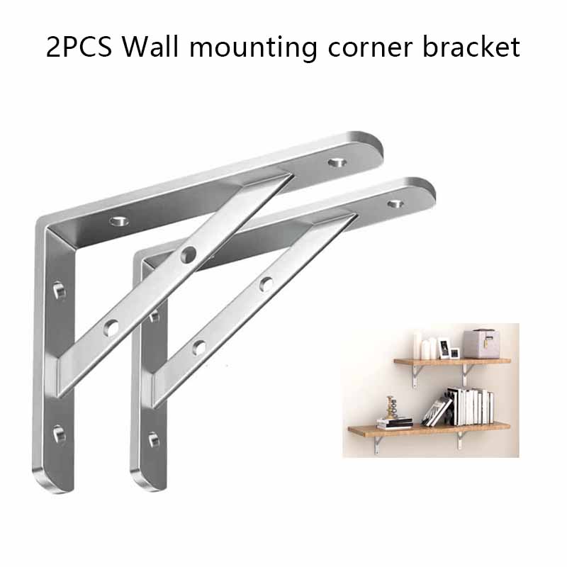 Corner Bracket Angle - Lot de 2 supports muraux triangulaires