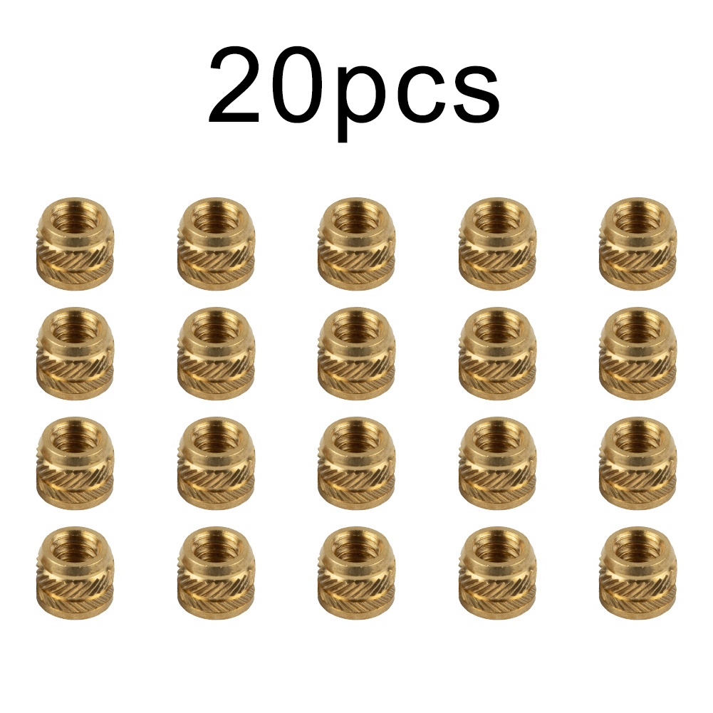 Cam Lock Nut - 20 pièces écrous en laiton 1/4-20