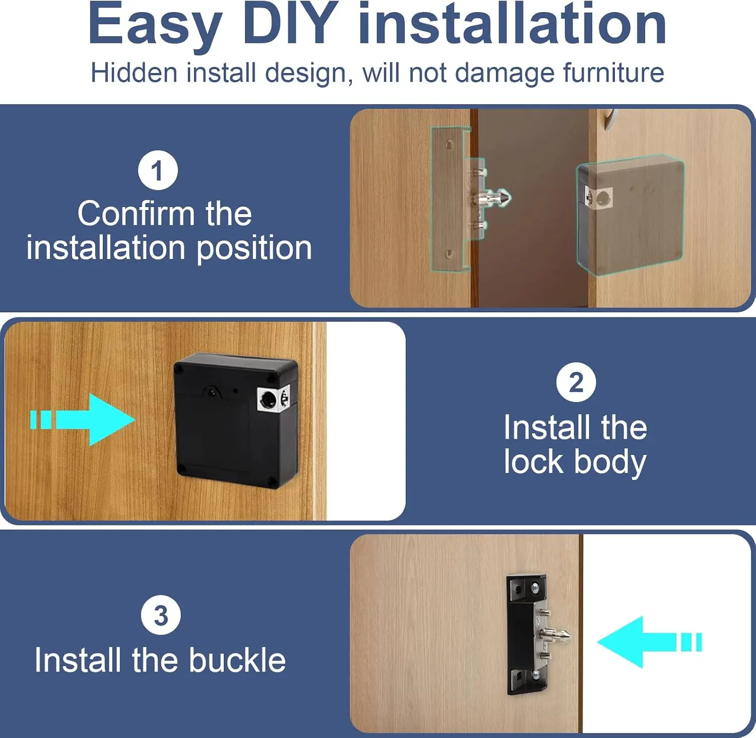 Serrure électronique intellige - Furniture Hardware Latch avis et prix