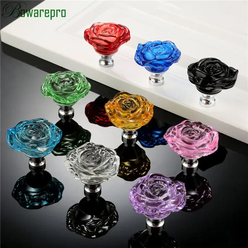 Bowarepro 50MM cristal Rose ve - Furniture Hardware Latch avis et prix