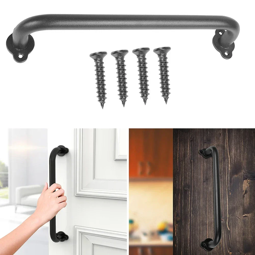 Poignée de porte de grange cou - Furniture Hardware Black avis et prix