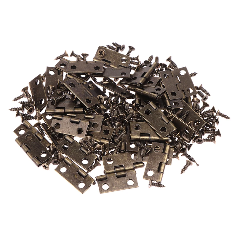 Charnières + 200 vis en fer, o - Furniture Hardware Black avis et prix