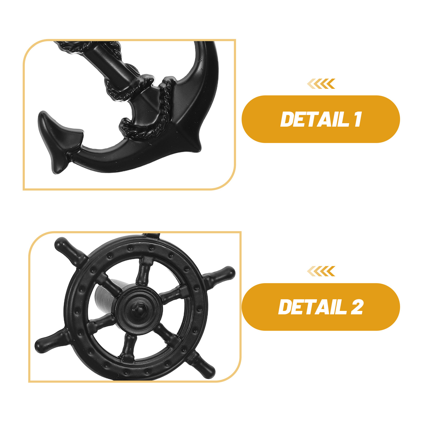 4 poignées de tiroir vintage n - Furniture Hardware Black avis et prix