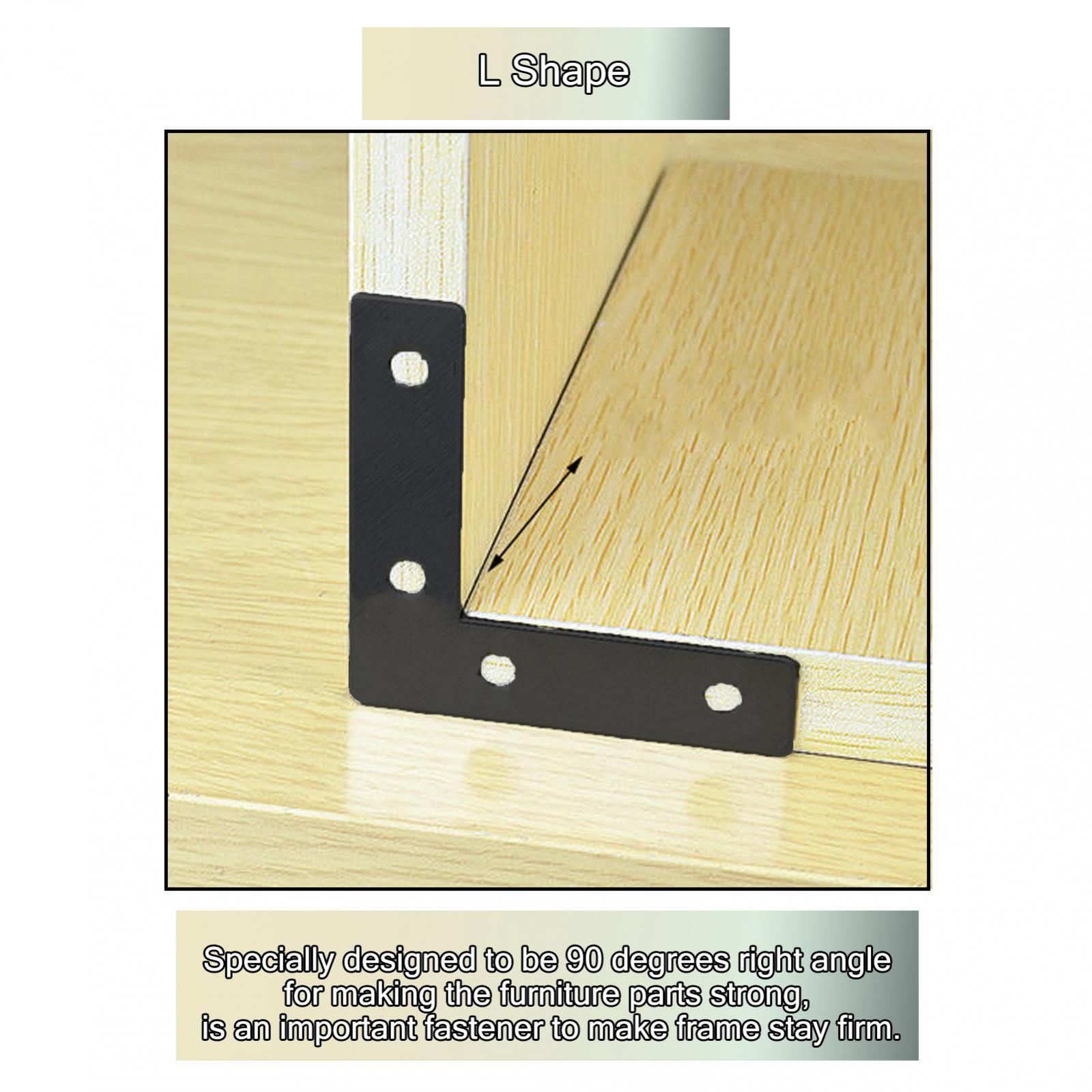 Connecteur d'angle plat noir p - Corner Bracket Angle avis et prix