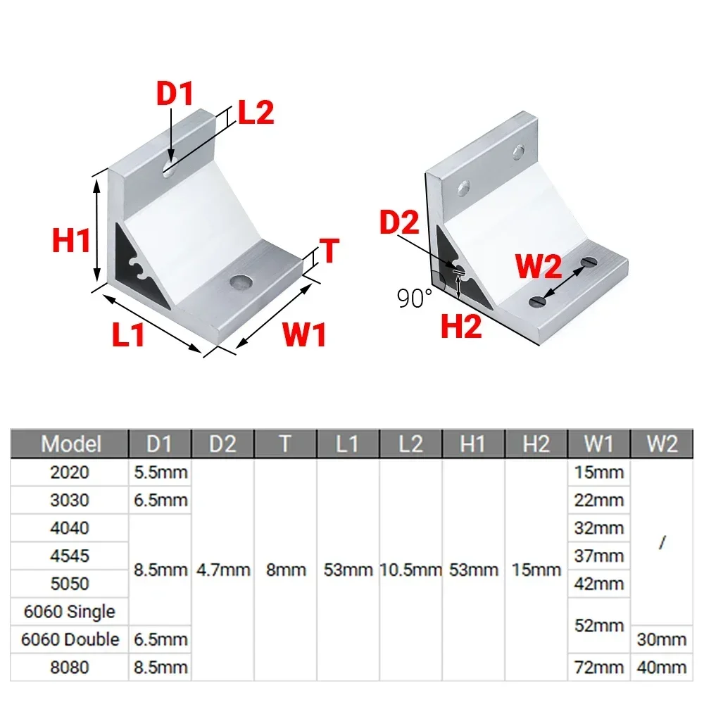 Support d'angle d'angle de 90  - Corner Bracket Angle avis et prix