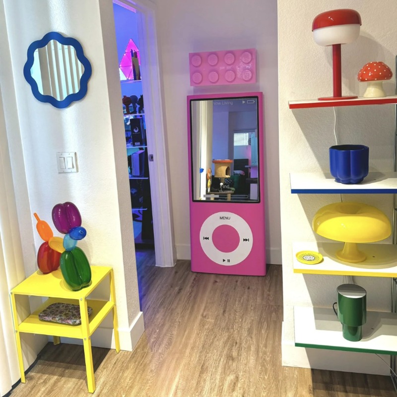 Miroir pleine longueur rétro p - Furniture Hardware Shop avis et prix