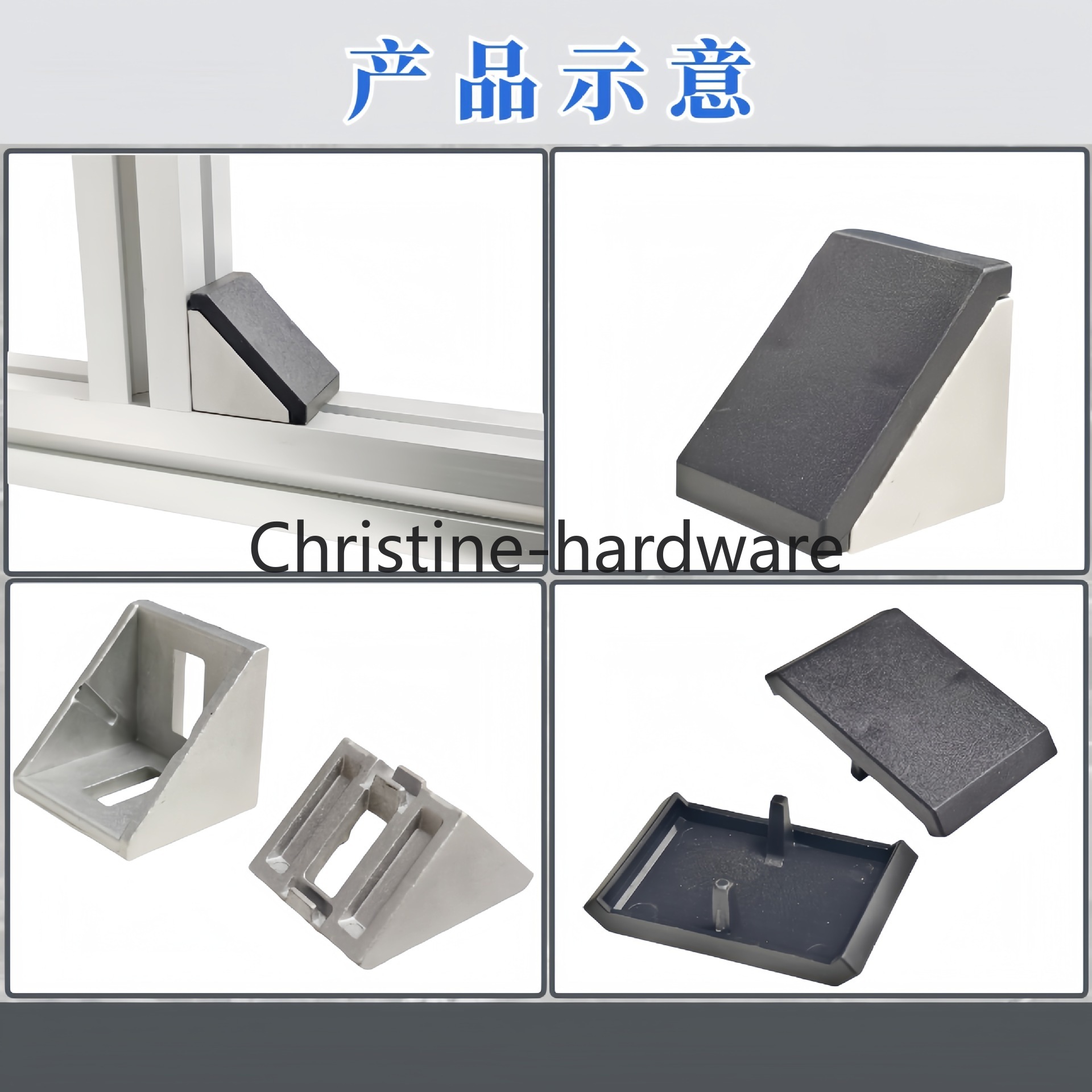 10 pièces 2020 3030 4040 suppo - Corner Bracket Angle avis et prix